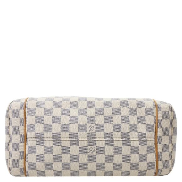 Louis Vuitton Totally MM Damier Azur Shoulder Bag White - Picture 7 of 14